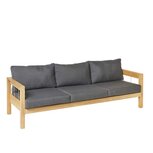 Traditional Teak MAXIMA lounge Bank 3-seater 