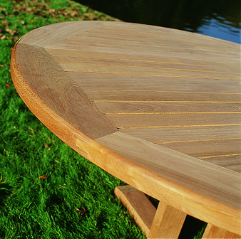 Teak &amp; Garden WARWICK Tisch &Oslash; 100 cm