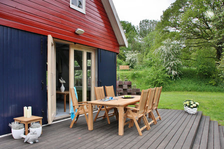 Traditional Teak VICTORIA Recliner / Hochlehner