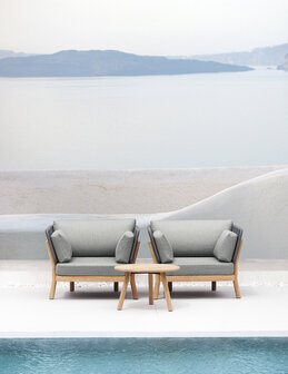 Traditional Teak MARCELLA Loungesessel 