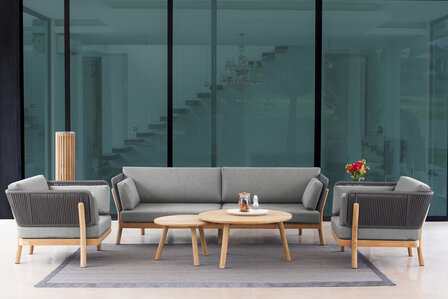 Traditional Teak MARCELLA Loungesessel 