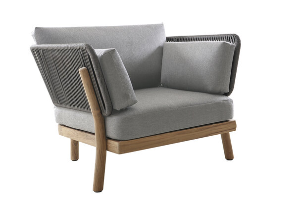 Traditional Teak MARCELLA Loungesessel 