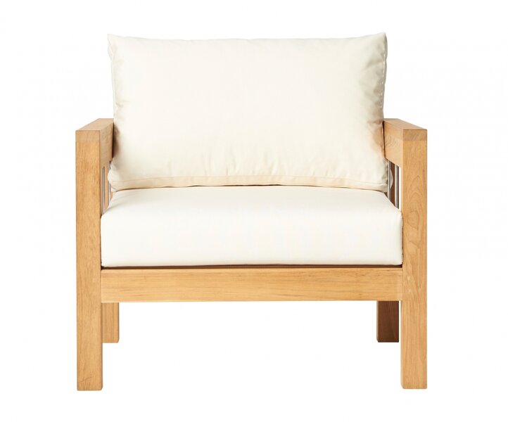 Traditional Teak MAXIMA lounge chair 