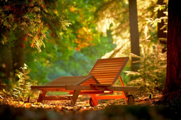 Traditional Teak LEAH Lounger / Liege