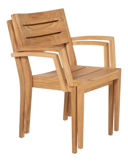 Traditional Teak GRACE stacking chair / Stapelstuhl