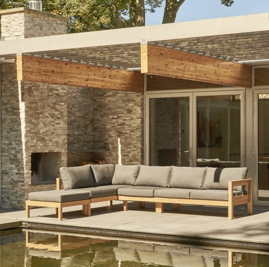 Traditional Teak MAXIMA lounge center piece 