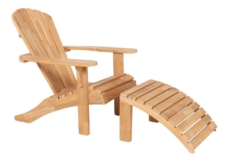 Traditional Teak SIENNA MOSA&Iuml;C beachchair / Adirondeck 