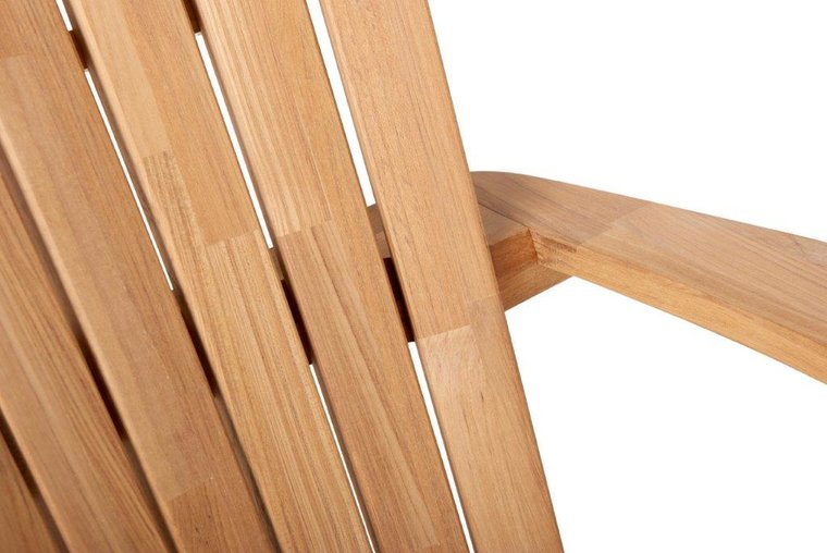 Traditional Teak SIENNA MOSA&Iuml;C beachchair / Adirondeck 