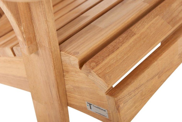 Traditional Teak SIENNA MOSA&Iuml;C beachchair / Adirondeck 