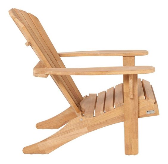 Traditional Teak SIENNA MOSA&Iuml;C beachchair / Adirondeck 