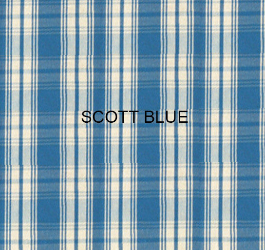 Stoff Scott Blue