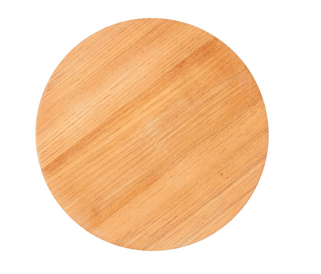 Traditional Teak MANON Beistelltisch &Oslash; 35 cm